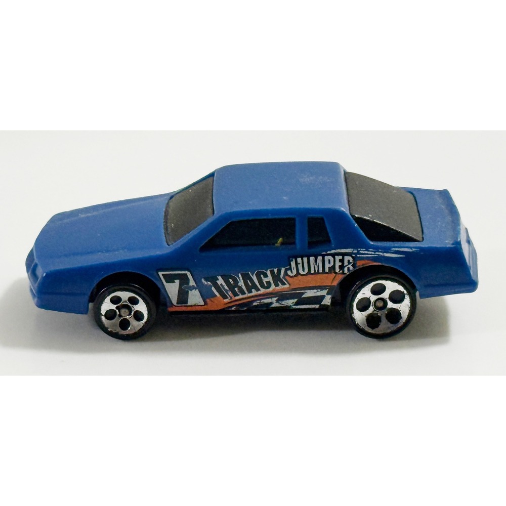 Hot Wheels Track Jumper Toy Car Kids 1:64 Blue 1983 Vintage Mattel #7 Decals